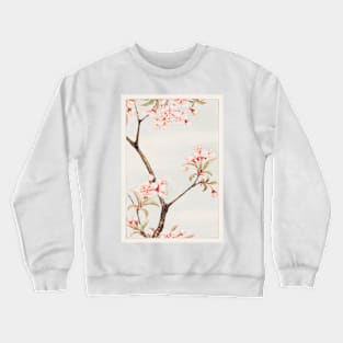 Flower painting, Sakura cherry during 1870–1880 by Megata Morikaga Crewneck Sweatshirt